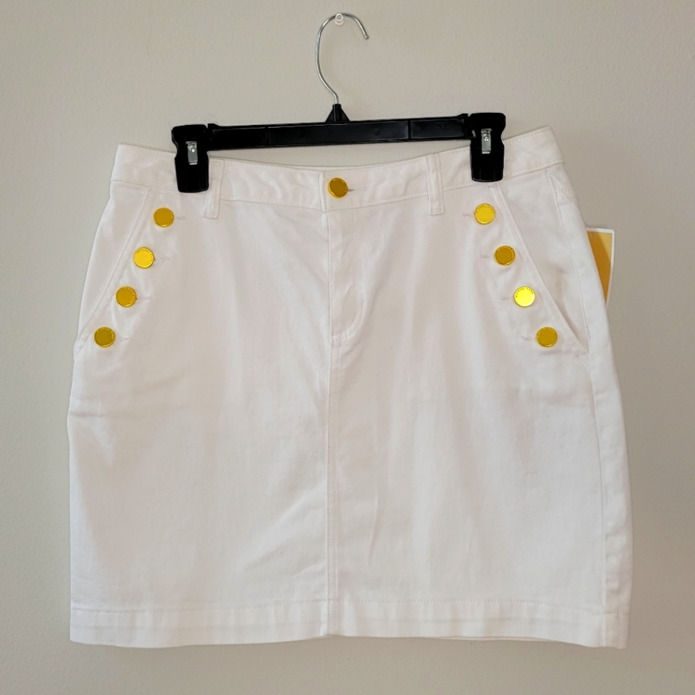 Nautical White Skirt - Michael Kors - NWT